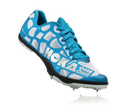 Hoka One One Rocket Ld Moški Spikes Bela / Modra SI-873491M